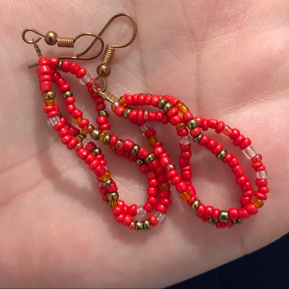 Roberta Roller Rabbit Double Beaded Earrings